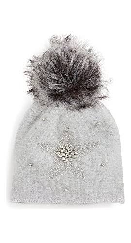 Gorro De Lana Con Estrella Y Pom Pom