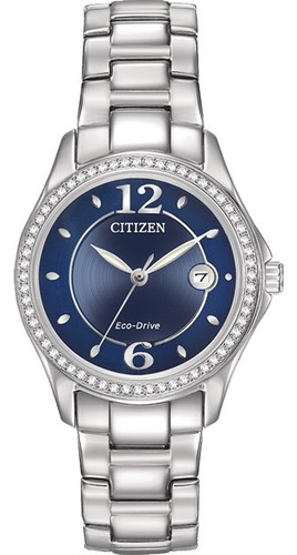 Reloj Citizen Fe114086l Para Mujer Triple Manecilla Acero