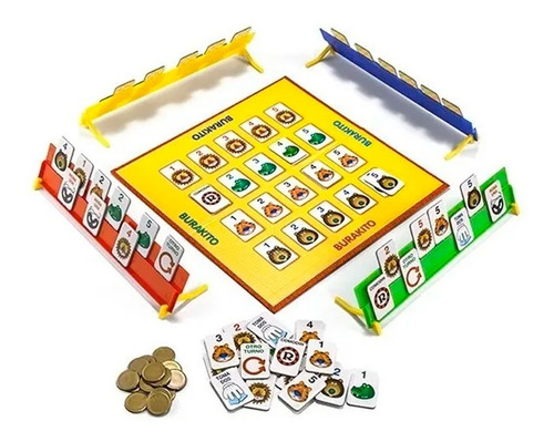 Imagen 4 de 6 de Burakito Burako Juego De Mesa Infantil Niños Ruibal Educando