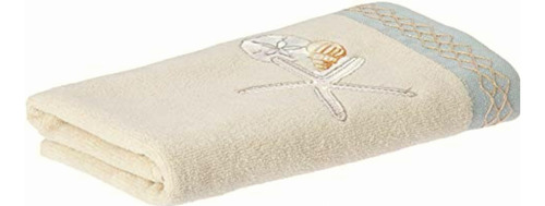 Avanti Linens Seaglass Toalla De Mano Bordada Beige