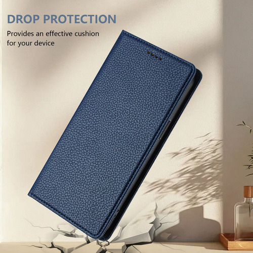 A Funda Tipo Cartera De Piel Para Motorola Serie G71,