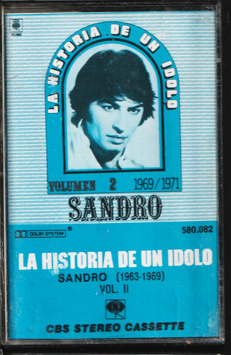 Sandro - La Historia De Un Ídolo Vol. 2 (1982) Cassette Exc