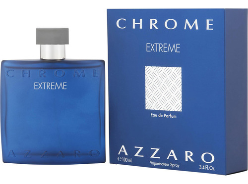 Perfume Azzaro Chrome Extreme Eau De Parfum Para Hombre, 100