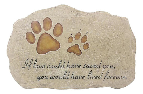 L Pedra Memorial Para Animais De Estimação Em Resina Lápide