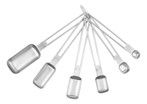 Juego De Cucharas Dosificadoras Fox Run, Acero Inoxidable, 6