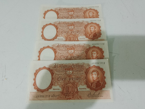 Billete Antiguo De 100 Pesos M/n,sin Circular (Usado)