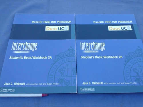 Curso Ingles Interchange Student/workbook 2a Y 2b Cambridge