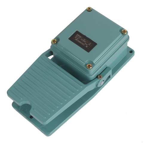 Y Pedal Momentáneo Foot Ac 250 V 3a 1no 1nc De Aluminio