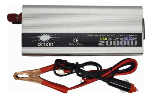 Convertidor Inversor 12v 220v 2000w Usb Casas Rodantes Motor