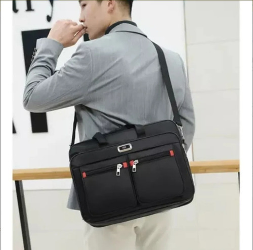 Bolso Bandolera Ejecutivo Maletín Para Portátil Heaimo Estilo Profesional, Ligero, Resistente,antirrobo, 15-17 Pulgadas, Viaje, Oficina, Hombre/mujer, Moda Casual, Impermeable, Organizador
