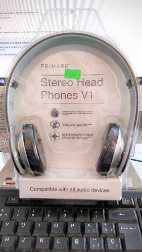 Audifonos De Diadema Stereo Head Phones V1