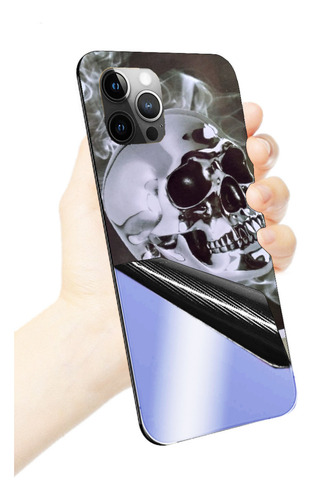 Mica Trasera Diseño Calavera Craneo Skin V45