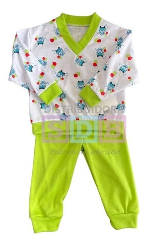 Pijama Para Bebe Niño Niña Varios Colores 2 Pzas Suave