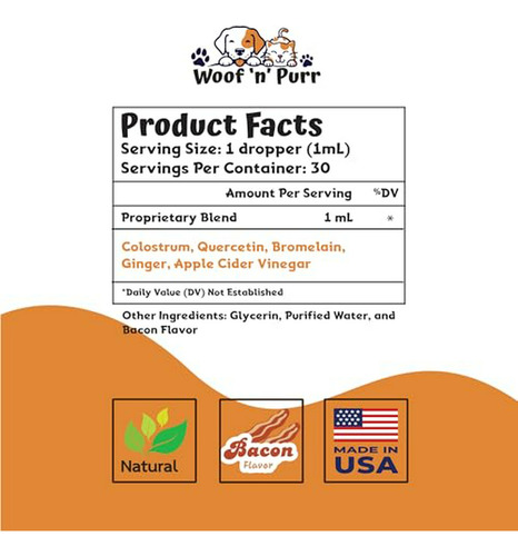 Alivio Natural Para Alergias En Perros - 1 Fl Oz