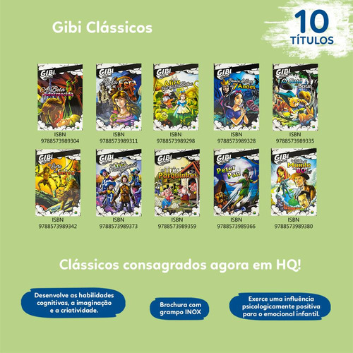 GIBI Clássicos: Peter Pan, de Brijbasi Art Press Ltd. Editorial Brasileitura em português, 2019