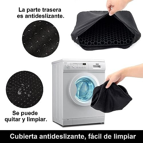 Cojín Gel Transpirable Ergonómico Forma Panal Suave Lavable