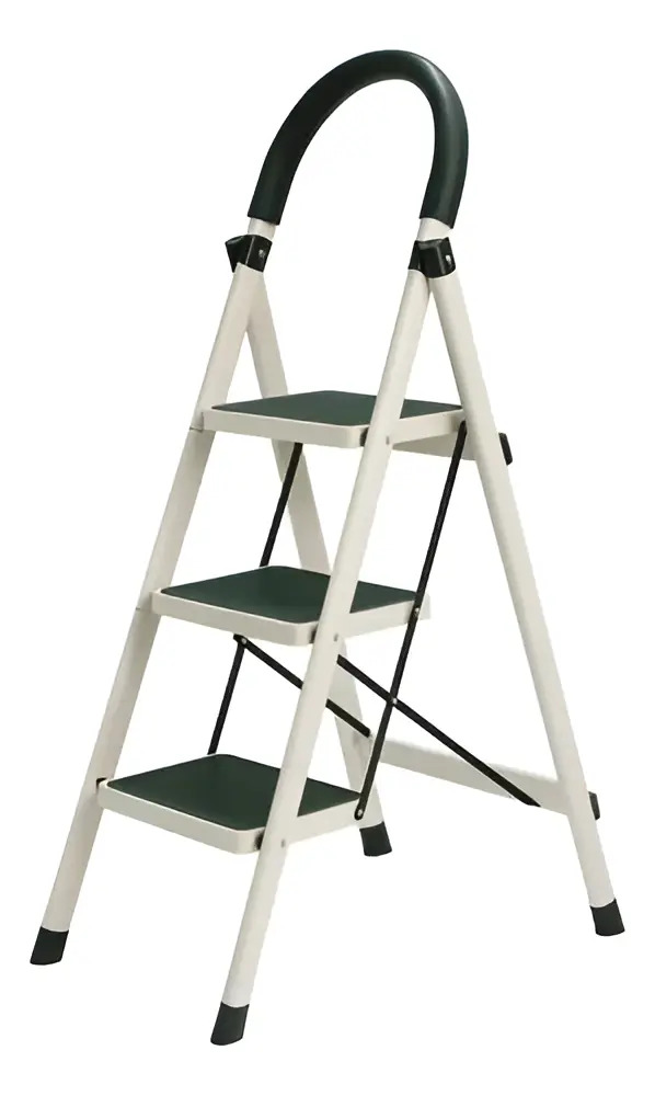 Escalera Eoland 3 Escalones Plegable Taburete Tijera Multiproposito 3 Peldano Antideslizantes 3 Peldaños