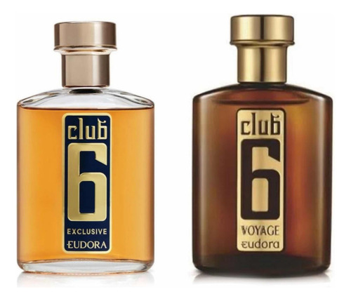 Club 6 Exclusive 95ml + Club 6 Voyage 95ml / Masculino Eudor