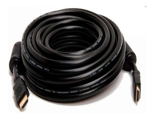 Imagen 2 de 2 de Cable Hdmi-hdmi 10 Metros Full Hd 1080p Doble Filtro
