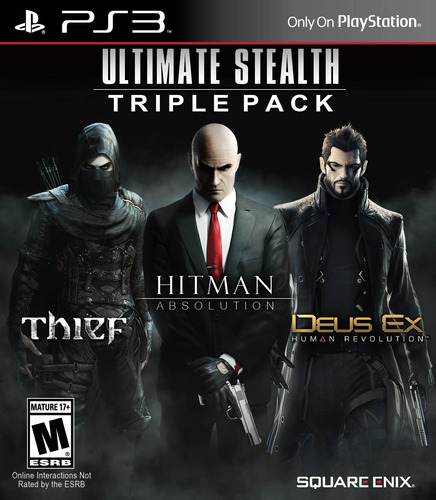 Imagen 1 de 3 de Hitman / Deus Ex / Thief Pack 3 En 1 - Ps3 Fisico Original