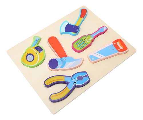 Puzles De Madera Para Niños Que Combinan Herramientas Para E