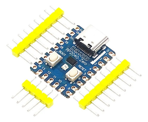 Placa Desenvolvimento Raspberry Pi Pico Rp2040 Zero