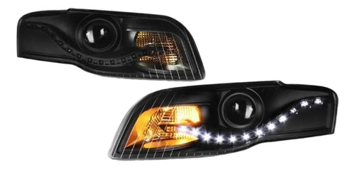 Opticas Compatibles Con Marca Audi A4 Año 2006 Al 2008 Led 