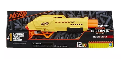 Lançador Dardo Nerf Alpha Strike Tiger DB2 Arminha Brinquedo em Promoção na  Americanas