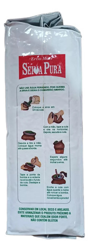 Kit 10 Erva Mate Seiva Pura Nativa Vácuo 1kg Chimarrão