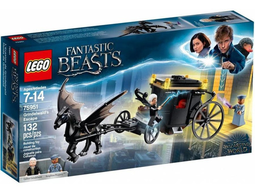 Lego Fantastic Beast 75951 Escape De Grindelwald 132 Pzs Edu