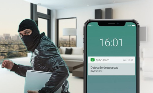 Imagem 8 de 10 de Câmera Wifi Imx Full Hd Alarme Microfone Som Bidirecional