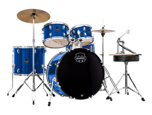 Bateria Acústica Mapex Pdg5044t Fq Blue Candy Paper 20