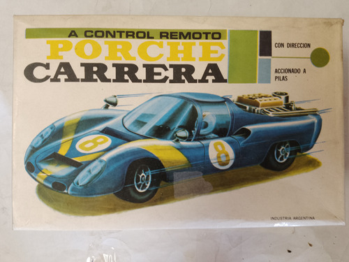 Porsche Carrera Rullero Control Remoto Zona Retro Juguetería