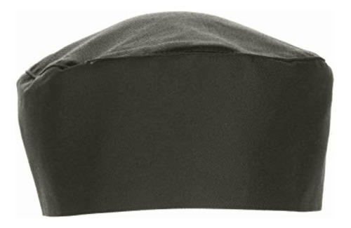 Chef Works Gorro De Chef Unisex, Color Negro