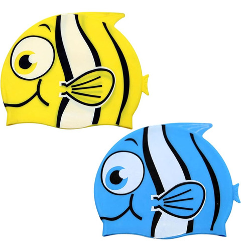 2packs Kids Cartoon Fish Swim Gorros Niños Sombreros De Nata