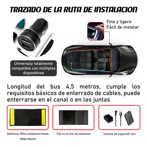 Programable Pantalla Flexible Led Devil Ojos 12x59.5cm 2pzas