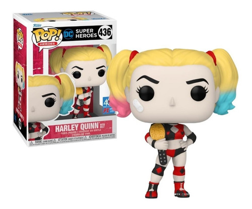 Funko Pop Dc Harley Quinn With Belt #436 Px Exclusive