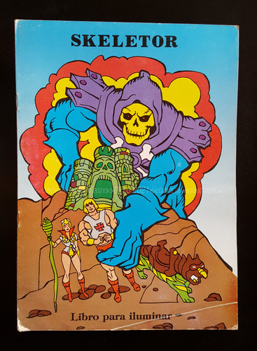 Vintage Bootleg Motu Libro Colorear Amos Del Universo 80's