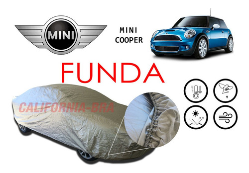 Cover Impermeable Broche Eua Mini Cooper Mini 5 Puertas 2018