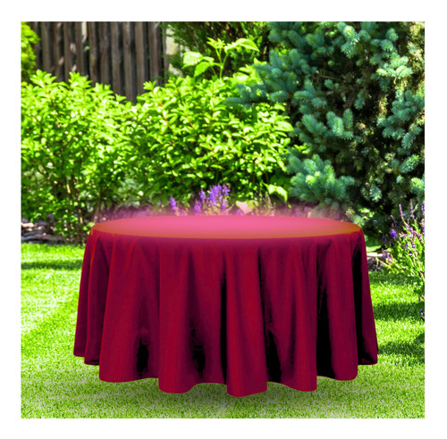 10 Manteles Redondos De Color 2.90 Diámetro Piezas Vino Mantel Redondo