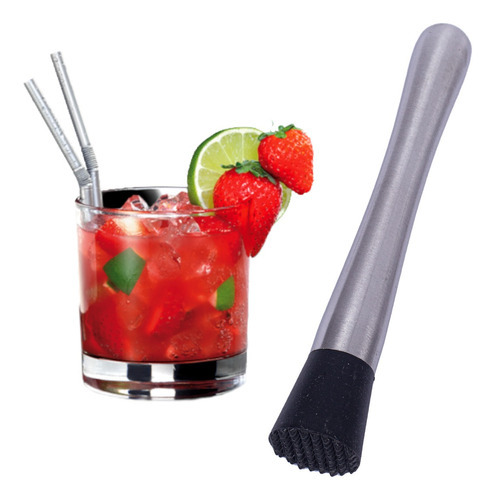 Macerador Socador De Caipirinha Para Drinks E Cozinha Inox