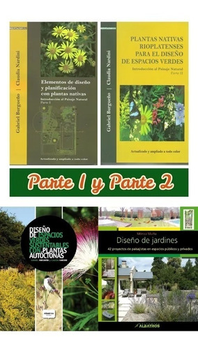 4 Libros Elementos De Diseño Y Plantas Nativas Rioplatenses