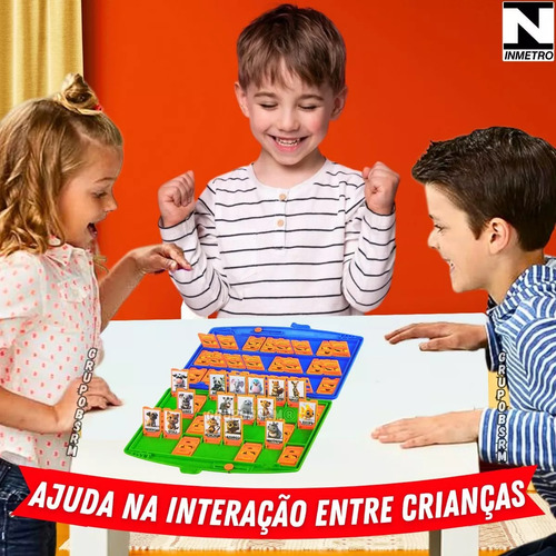 Grupobsrm Pais & Filhos Kit 2 Jogos De Tabuleiro e Cartas Pensa Rápido
