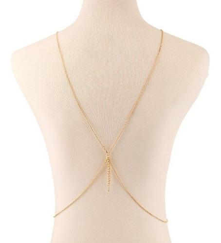 Collar Body Chain Accesorio Cadena Ear Cuff Cruz