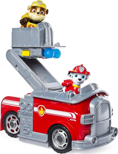 Paw Patrol, Chase Carro Policia 2 En 1 Transforma 2 Figuras
