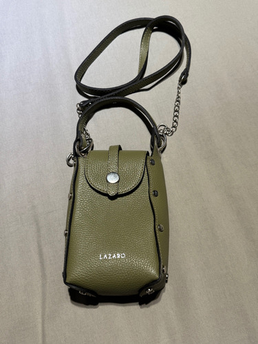 Cartera Lazaro Pocket Bag Namur Verde - Marianlomas Verde Musgo Lisa Níquel Verde Musgo (Usado)