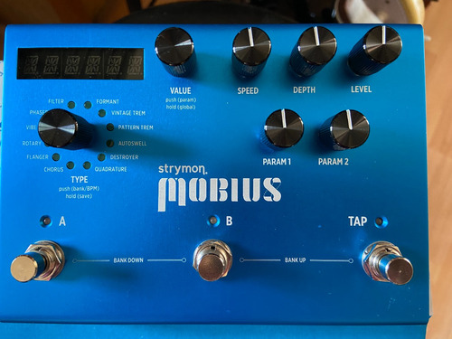 Pedal De Efecto Strymon Mobius  Azul