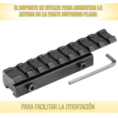 X2 Monturas Para Miras Telescopicas Riel Picatinny 11 A 20mm