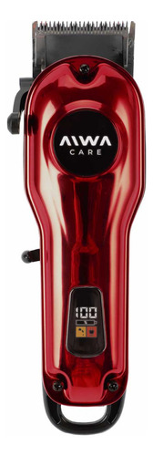 Máquina De Cortar Pelo Inalámbrica Aiwa Care Uso Profesional Display Led Palanca De Regulación