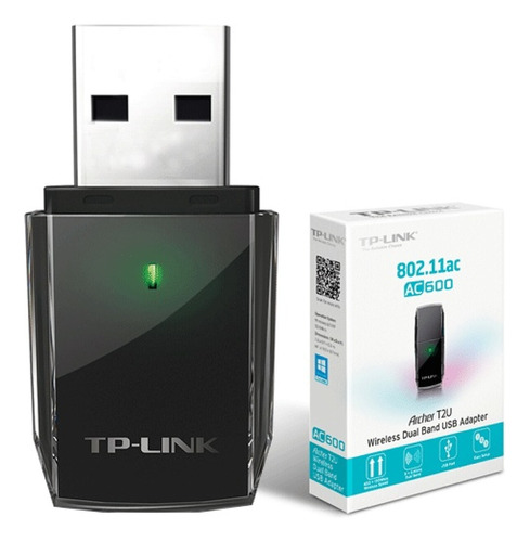 Tarjeta De Red Usb 2.0 Tp-link Archer T2u Ac600 Dual Band